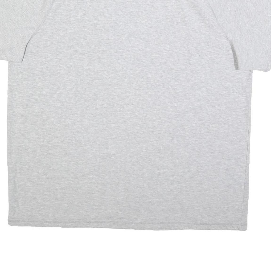 CARHARTT Mens Light Grey Cotton Blend XL Short Sleeve Crew Neck Logo Print