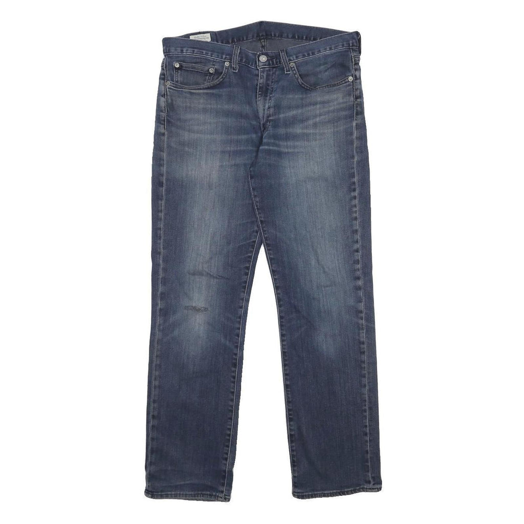 LEVI'S 514 Big E Mens Slim Jeans Denim Medium W32 L30 Classic Cotton Blend Zip