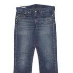 LEVI'S 514 Big E Mens Slim Jeans Denim Medium W32 L30 Classic Cotton Blend Zip