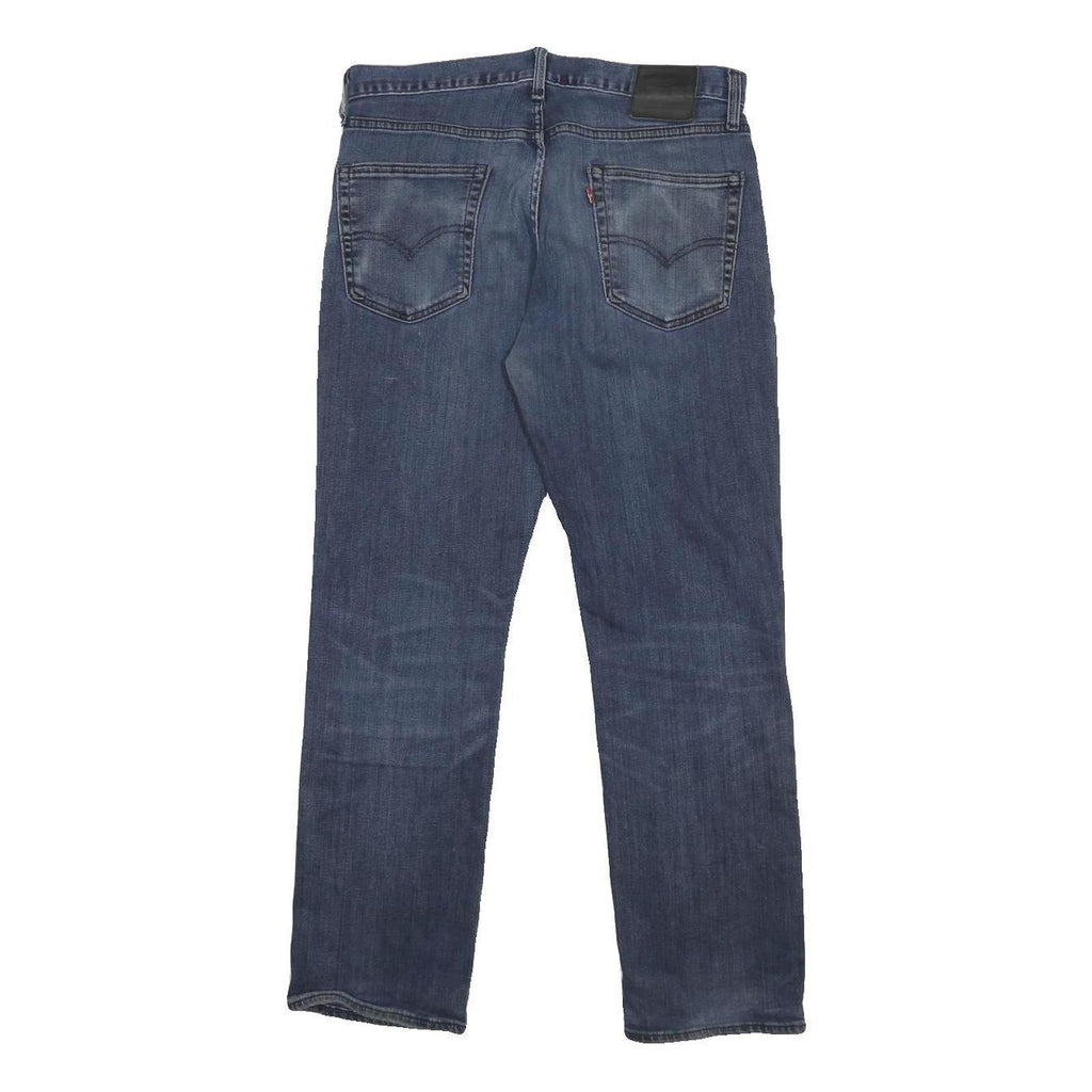 LEVI'S 514 Big E Mens Slim Jeans Denim Medium W32 L30 Classic Cotton Blend Zip