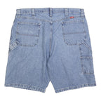 WRANGLER Mens Denim Blue Casual Shorts XL W38 Cotton Blend Utility Pockets