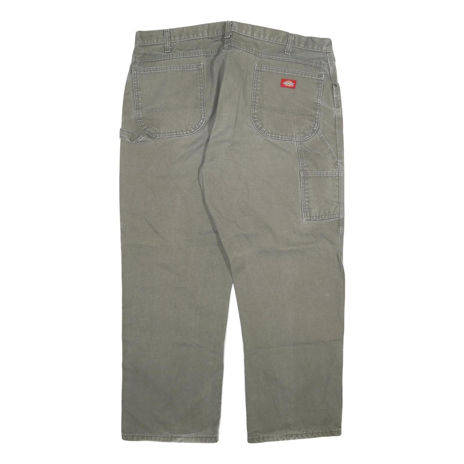 DICKIES Mens Regular Fit Workwear Zip Cotton Blend Jeans W40 L30 Utility Pocket