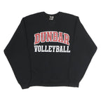 RUSSELL ATHLETIC Mens Black Dunbar Volleyball Crew Neck M Sweatshirt Coach