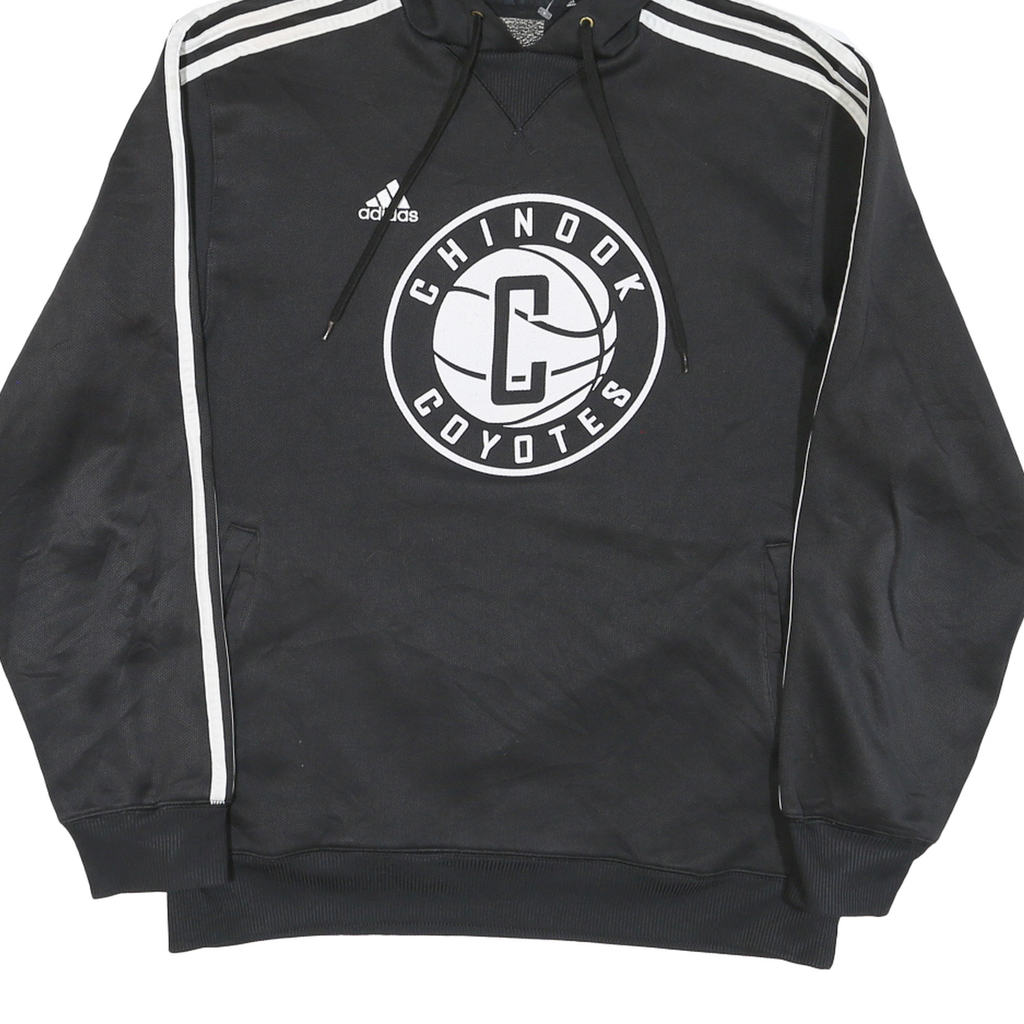ADIDAS Mens Black Chinook Coyotes Hoodie M Polyester Blend Sportswear