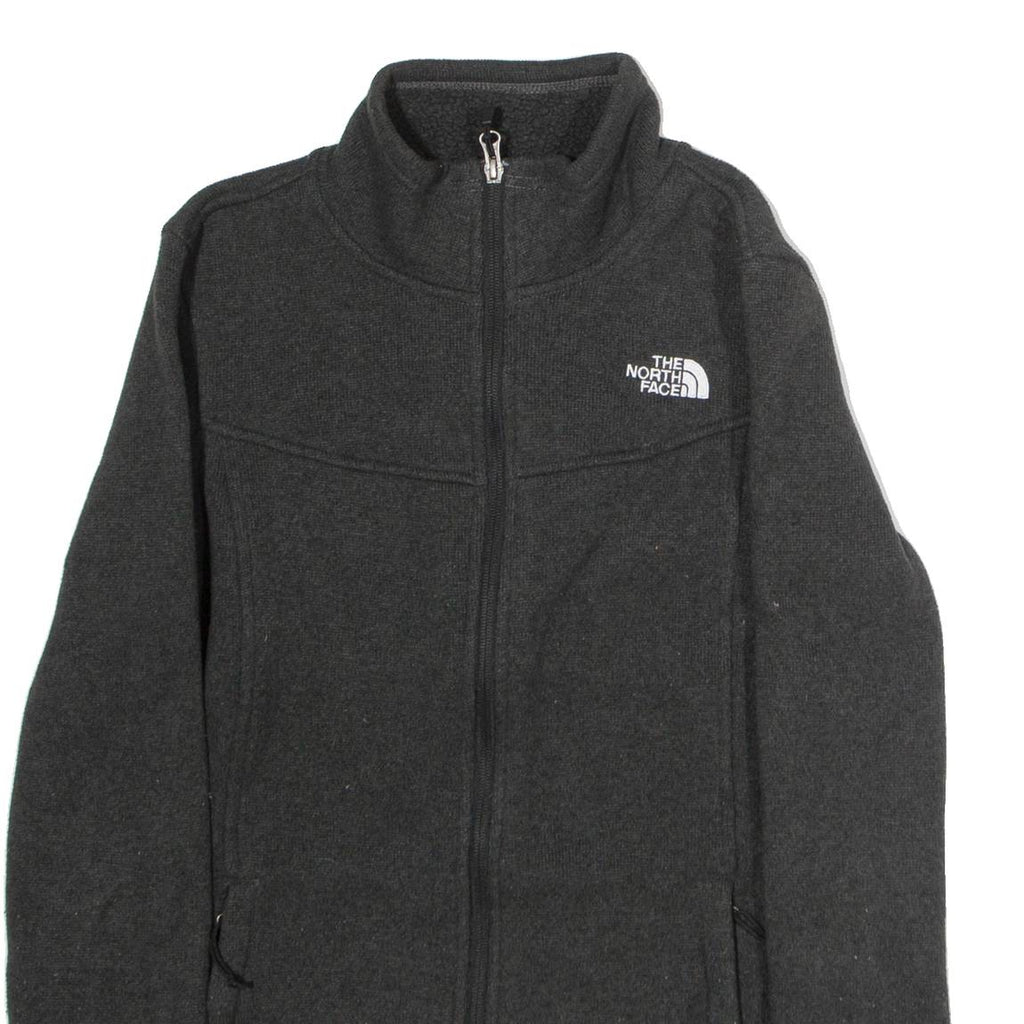 THE NORTH FACE Womens Fleece Jacket Grey Knit S