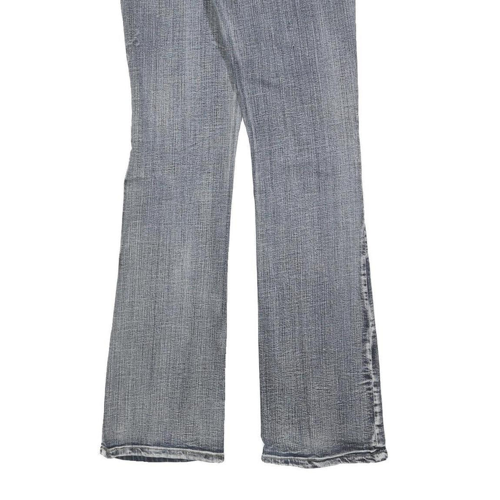 7 FOR ALL MANKIND Womens Jeans Blue Slim Straight Denim Light W27 L32 Cotton