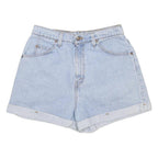 LEVI'S Womens Shorts Blue Denim M W28 Cuffed Hem Classic Fit Casual