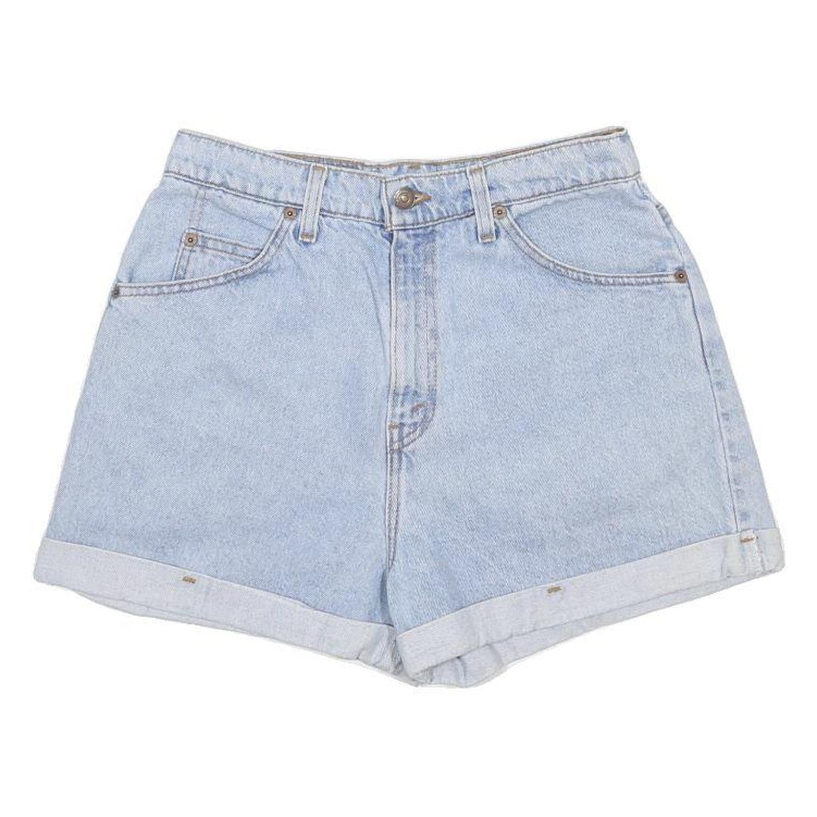 LEVI'S Womens Shorts Blue Denim M W28 Cuffed Hem Classic Fit Casual