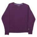 CHAMPION Mens Purple Crew Neck M Cotton Blend Sweatshirt Pullover Casual