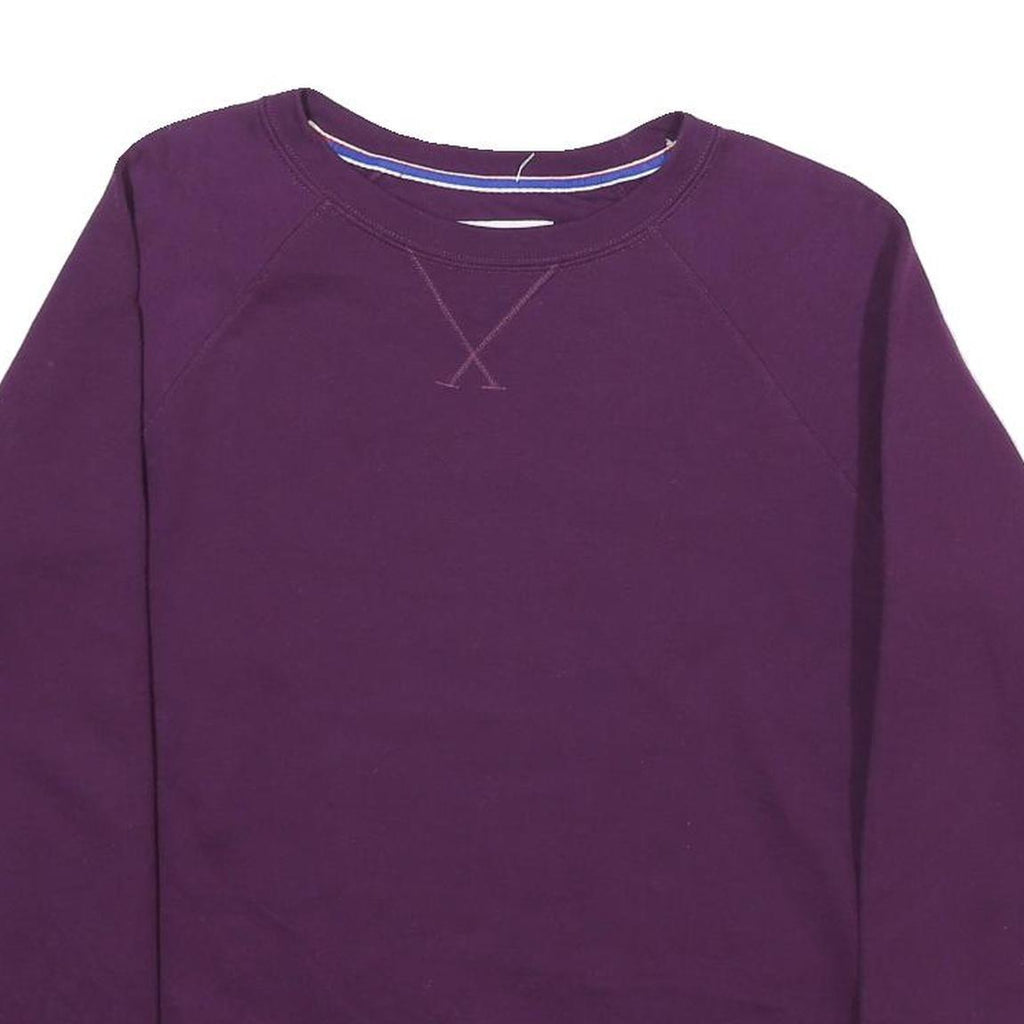 CHAMPION Mens Purple Crew Neck M Cotton Blend Sweatshirt Pullover Casual