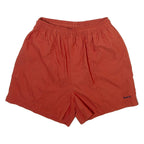 REEBOK Mesh Lined Mens Swimming Shorts Orange Relaxed S W25