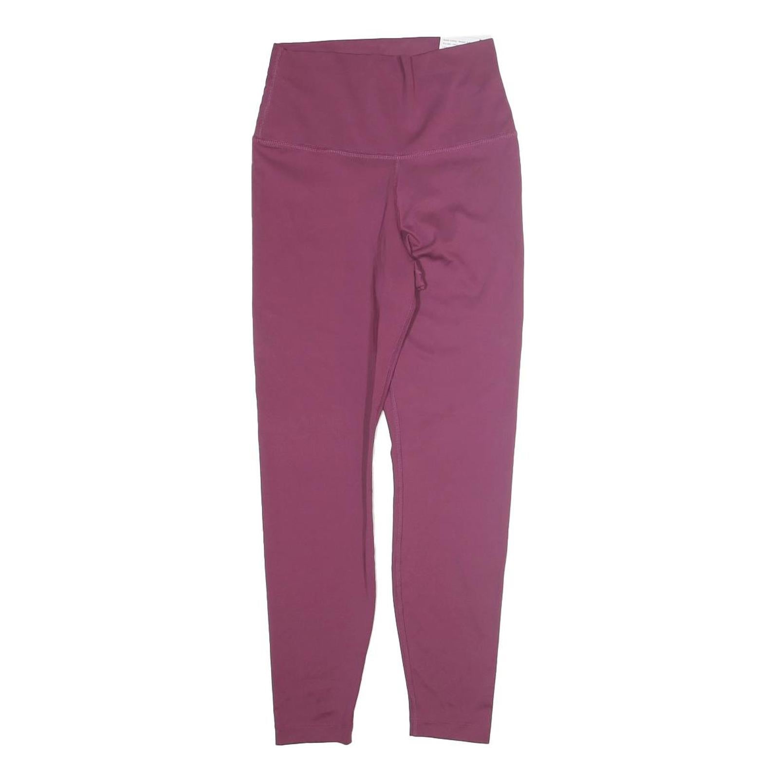 NIKE Womens Joggers Maroon XS W20 L24 Slim Tapered Yoga Training Leggings