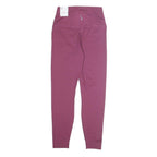 NIKE Womens Joggers Maroon XS W20 L24 Slim Tapered Yoga Training Leggings
