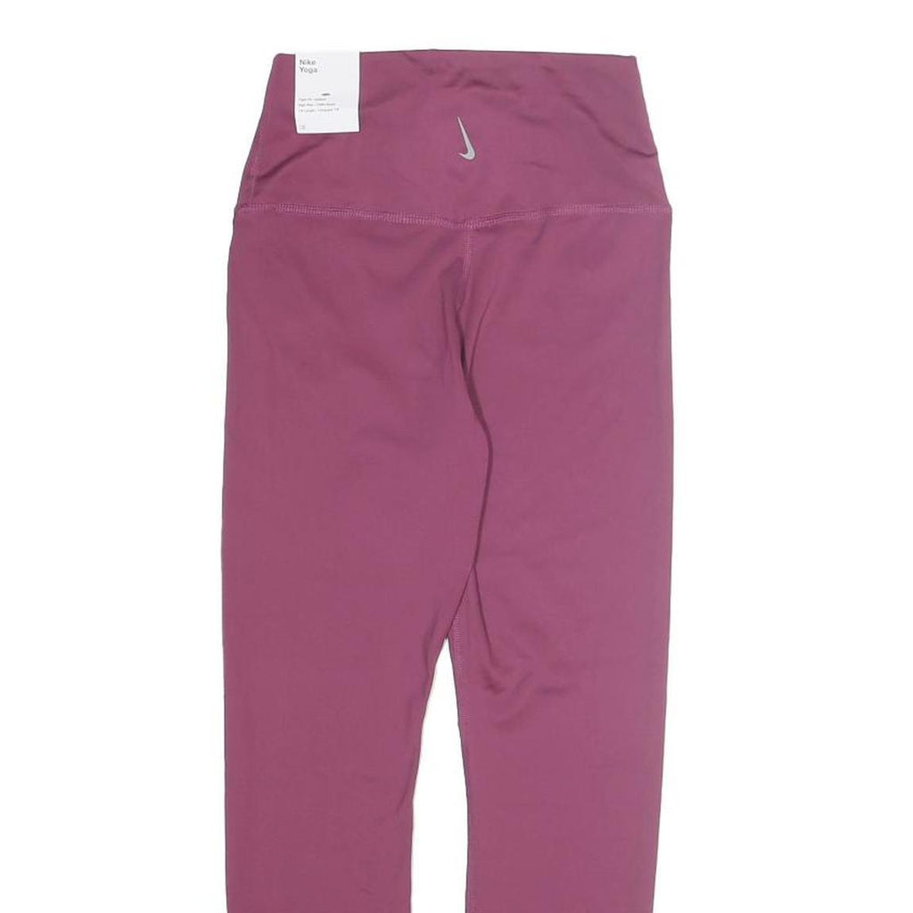 NIKE Womens Joggers Maroon XS W20 L24 Slim Tapered Yoga Training Leggings