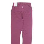 NIKE Womens Joggers Maroon XS W20 L24 Slim Tapered Yoga Training Leggings