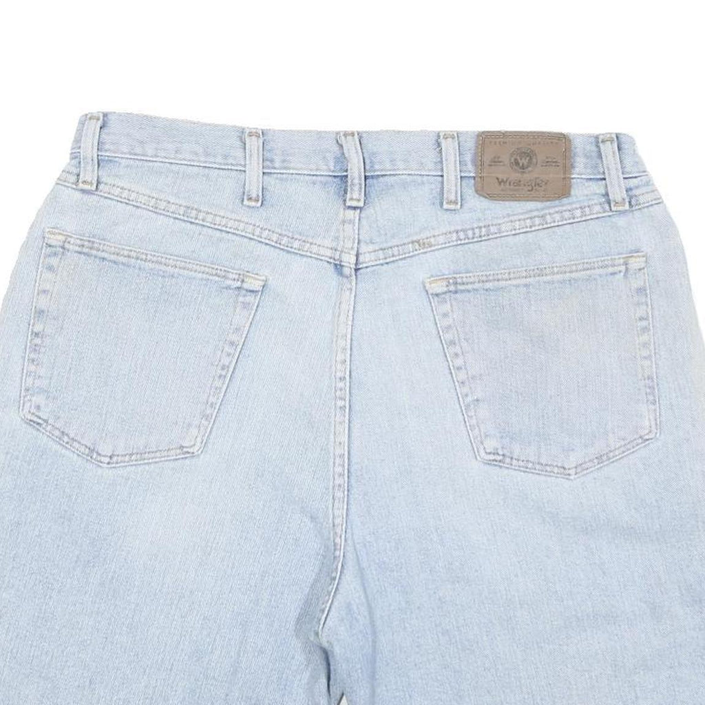 WRANGLER Mens Light Blue Denim Casual Shorts L W36 Summer Classic Fit