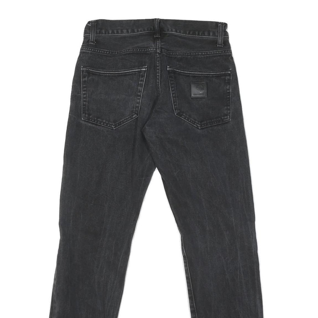 CARHARTT Mens Jeans Black Regular Skinny Denim W29 L32 Workwear Durable Style