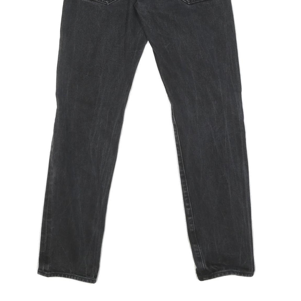 CARHARTT Mens Jeans Black Regular Skinny Denim W29 L32 Workwear Durable Style