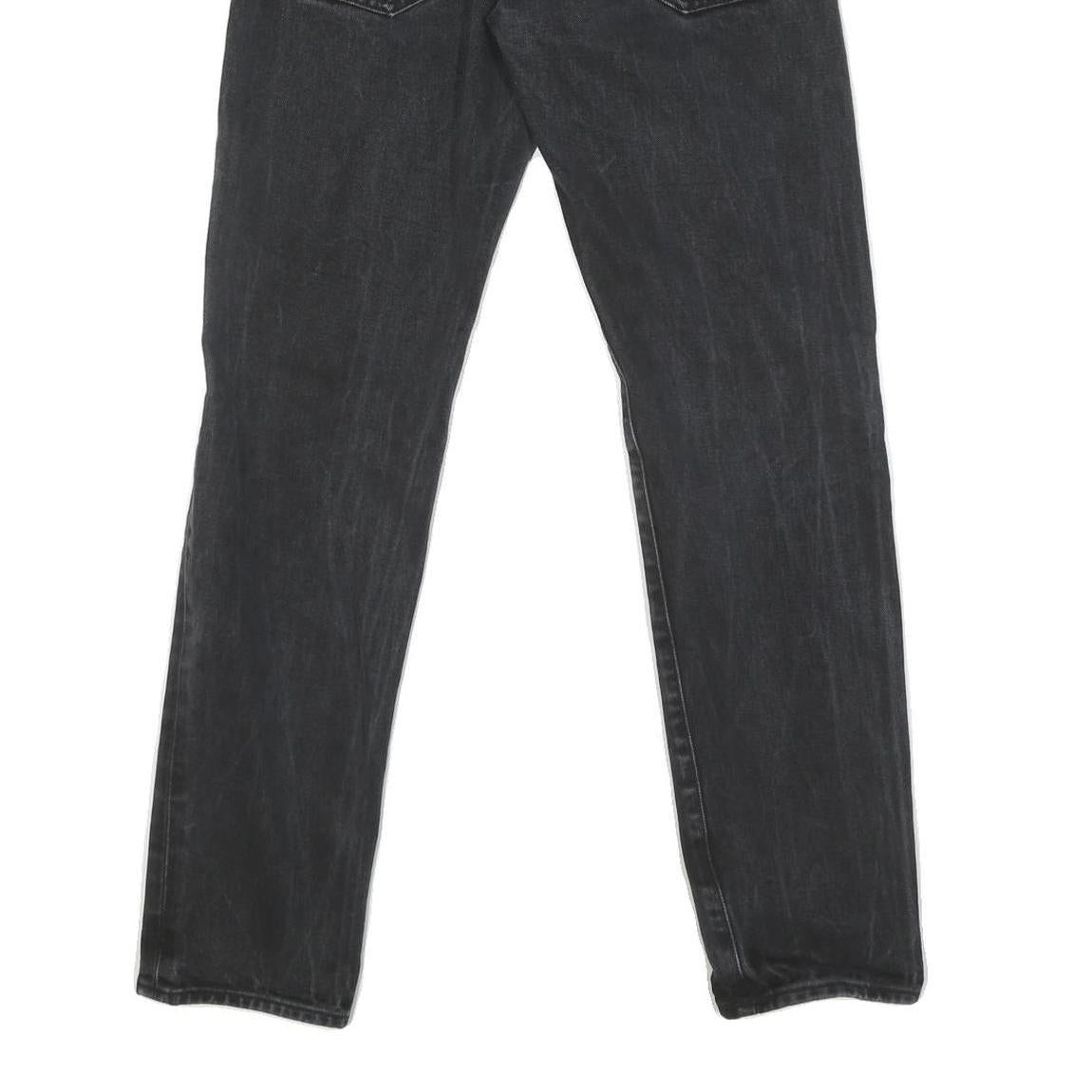 CARHARTT Mens Jeans Black Regular Skinny Denim W29 L32 Workwear Durable Style