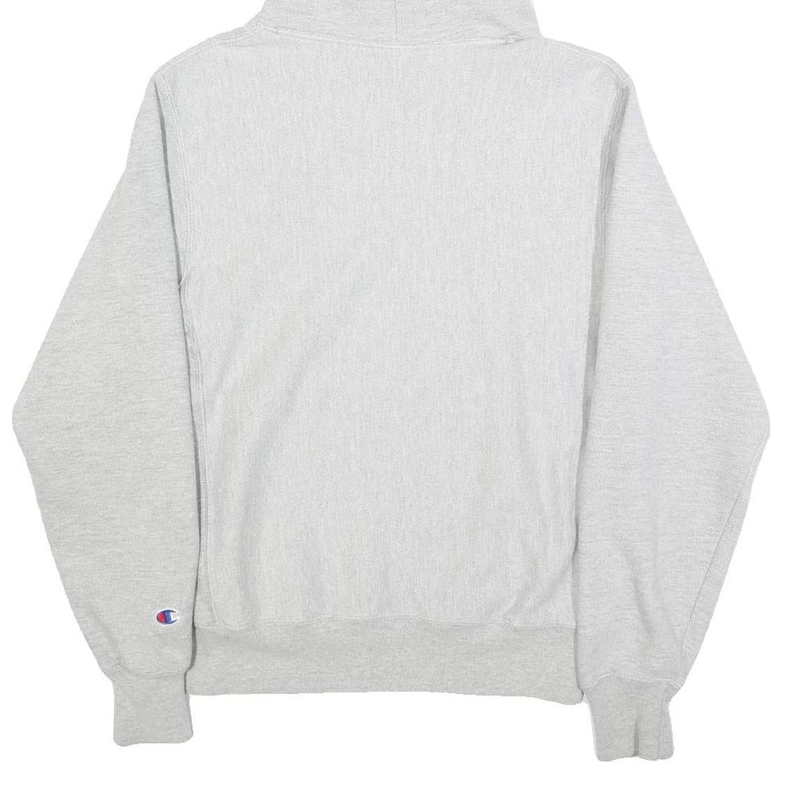 CHAMPION REVERSE WEAVE Mens Grey Pullover Hoodie S Classic Cotton Blend