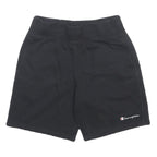 CHAMPION Mens Black Casual Cotton Blend Shorts M W28 Comfortable Fit