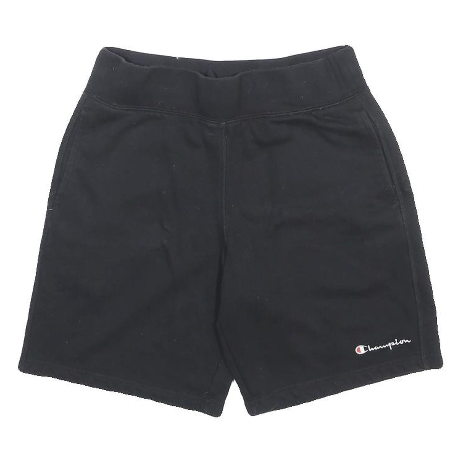 CHAMPION Mens Black Casual Cotton Blend Shorts M W28 Comfortable Fit