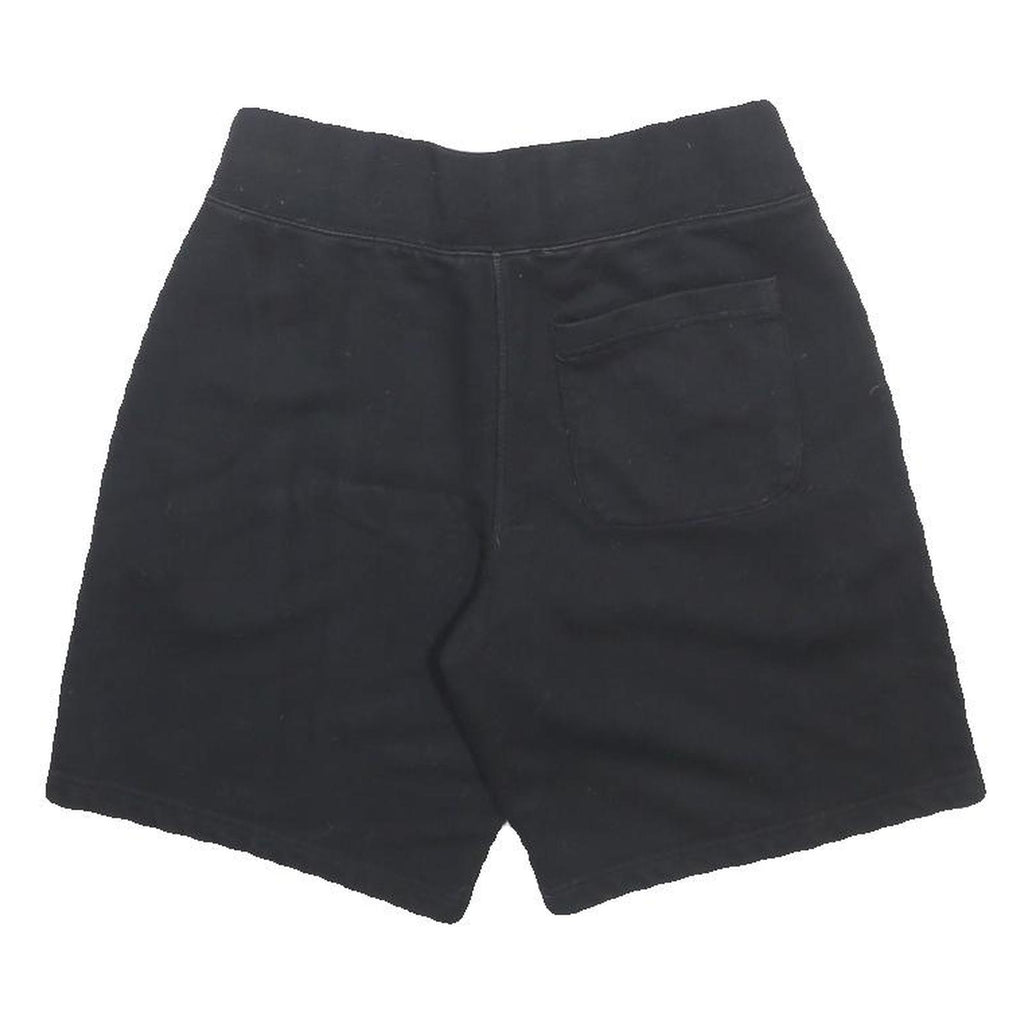 CHAMPION Mens Black Casual Cotton Blend Shorts M W28 Comfortable Fit