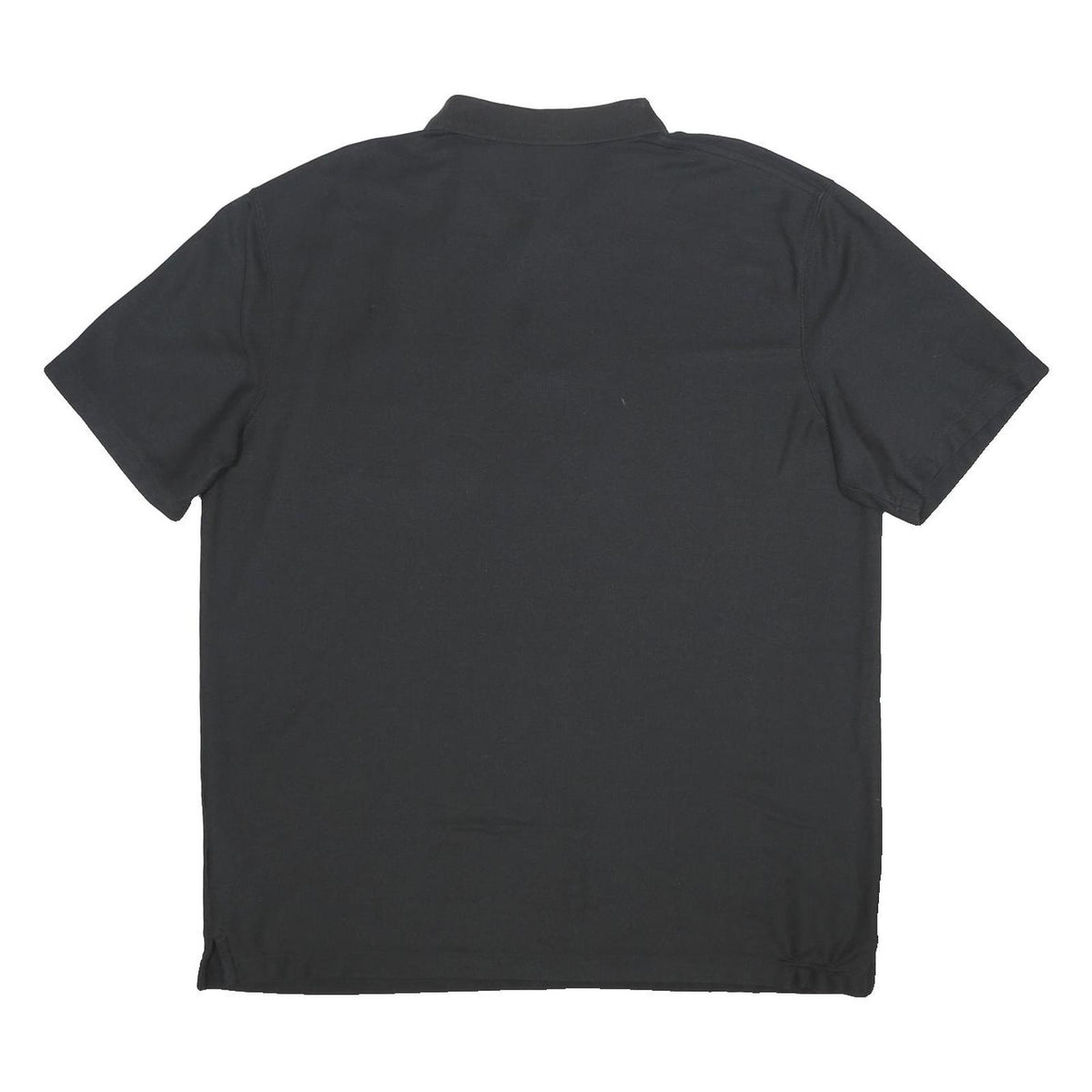 CARHARTT Mens Black Polo Shirt XL Logo Pocket Short Sleeve Workwear