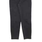 TRUSSARDI Womens Jeans Black Cotton Blend Regular W25 L28 Stylish Zip Closure