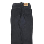 TRUSSARDI Womens Jeans Black Cotton Blend Regular W25 L28 Stylish Zip Closure