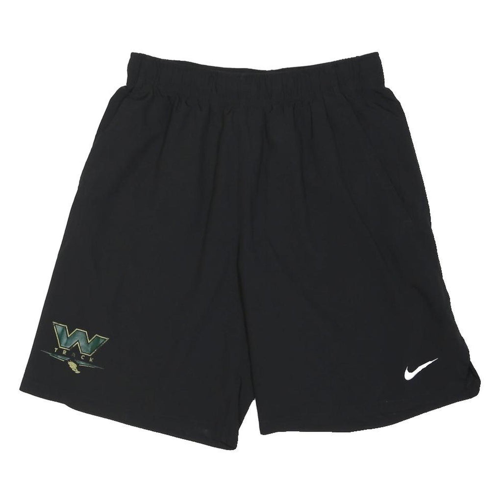 NIKE Mens Black Track Casual Shorts W28 Lightweight Sports Gym