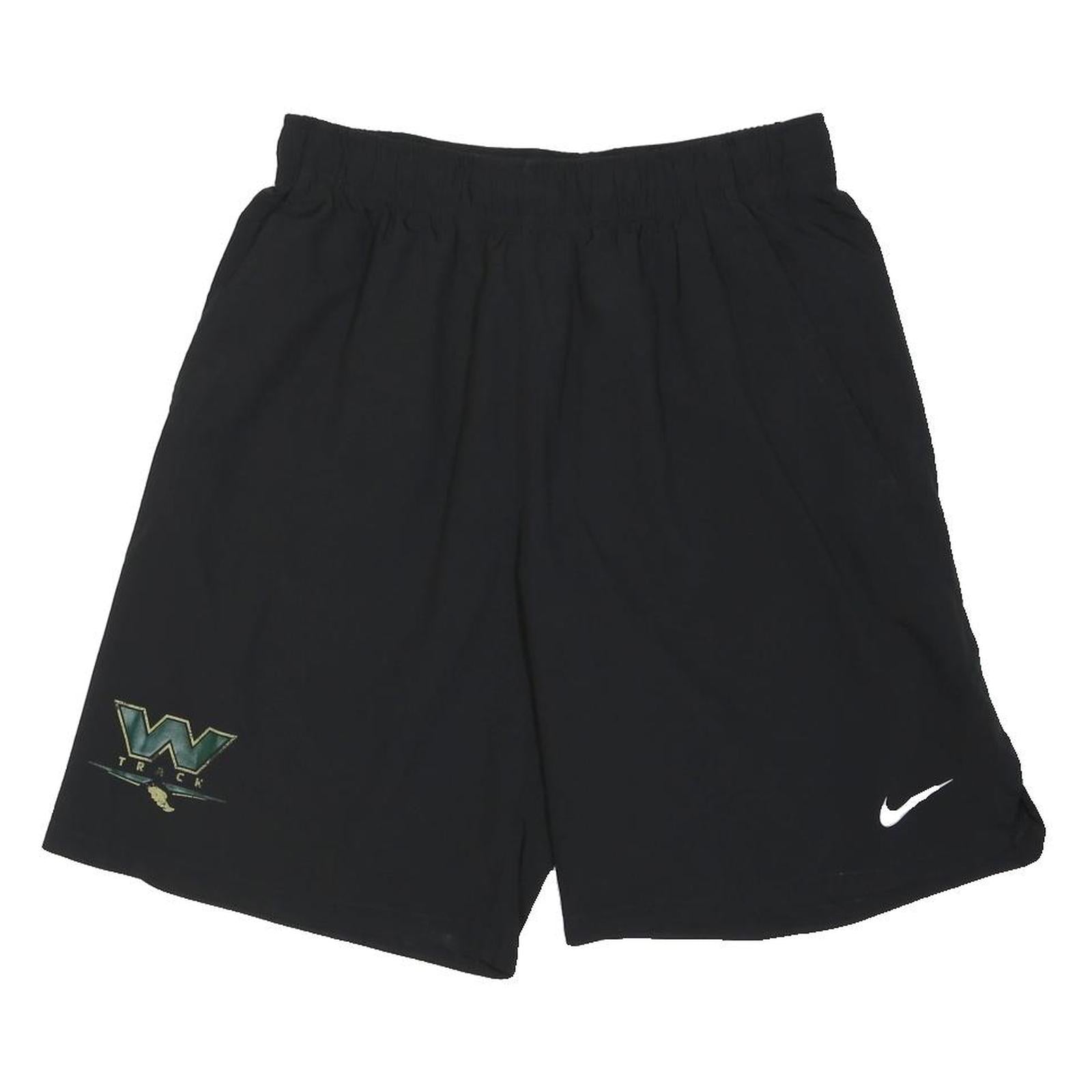 NIKE Mens Black Track Casual Shorts W28 Lightweight Sports Gym