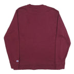 CHAMPION Mens Maroon Crew Neck M Cotton Blend Pullover Sweatshirt