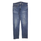 LEVI'S 502 Mens Slim Blue Denim Medium Cotton Blend Zip Jeans Straight W32 L32
