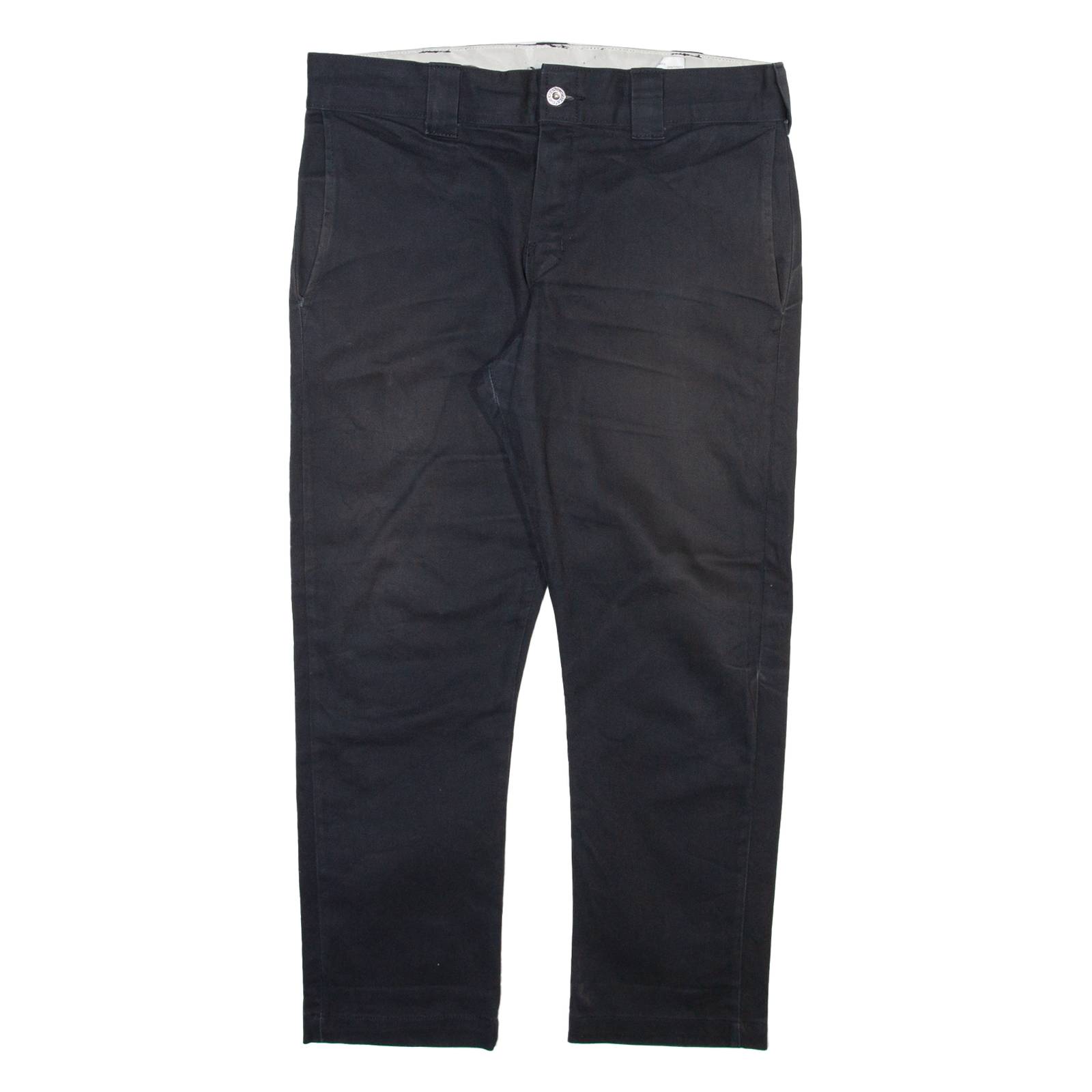 DICKIES Mens Trousers Black Slim Skinny W31 L24