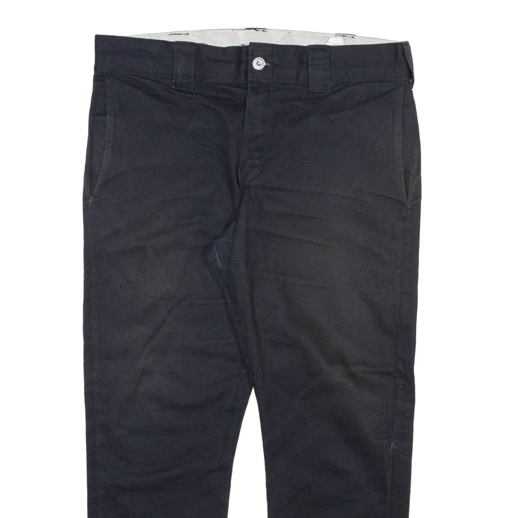 DICKIES Mens Trousers Black Slim Skinny W31 L24
