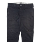 DICKIES Mens Trousers Black Slim Skinny W31 L24