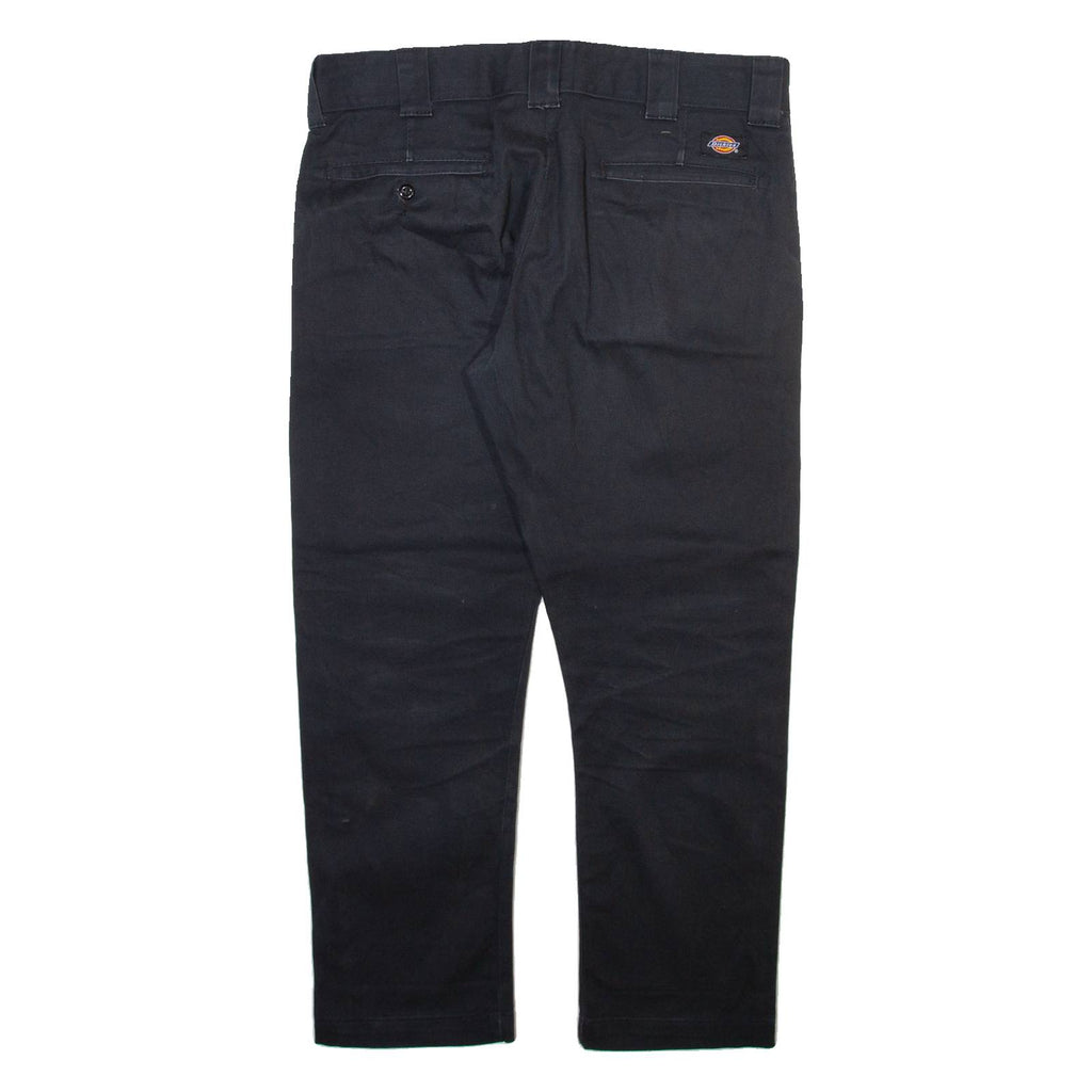 DICKIES Mens Trousers Black Slim Skinny W31 L24