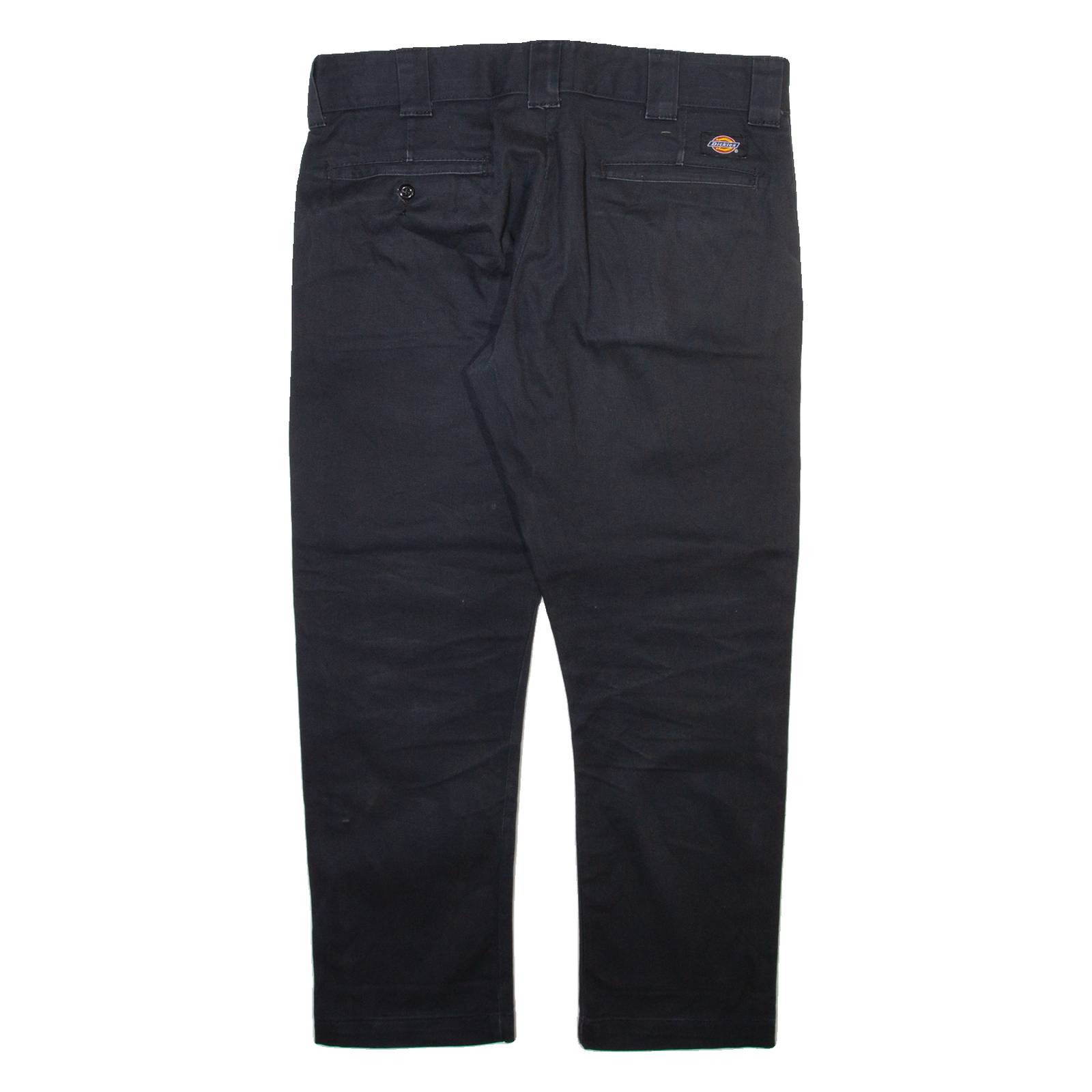 DICKIES Mens Trousers Black Slim Skinny W31 L24