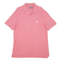 CHAPS Mens Pink Short Sleeve Plain L Polo Shirt Cotton Blend Casual