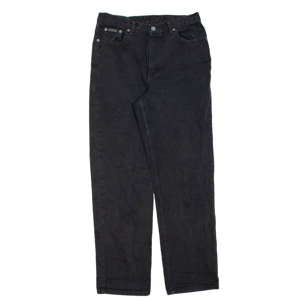 CALVIN KLEIN JEANS Womens Jeans Black Regular Straight W29 L29
