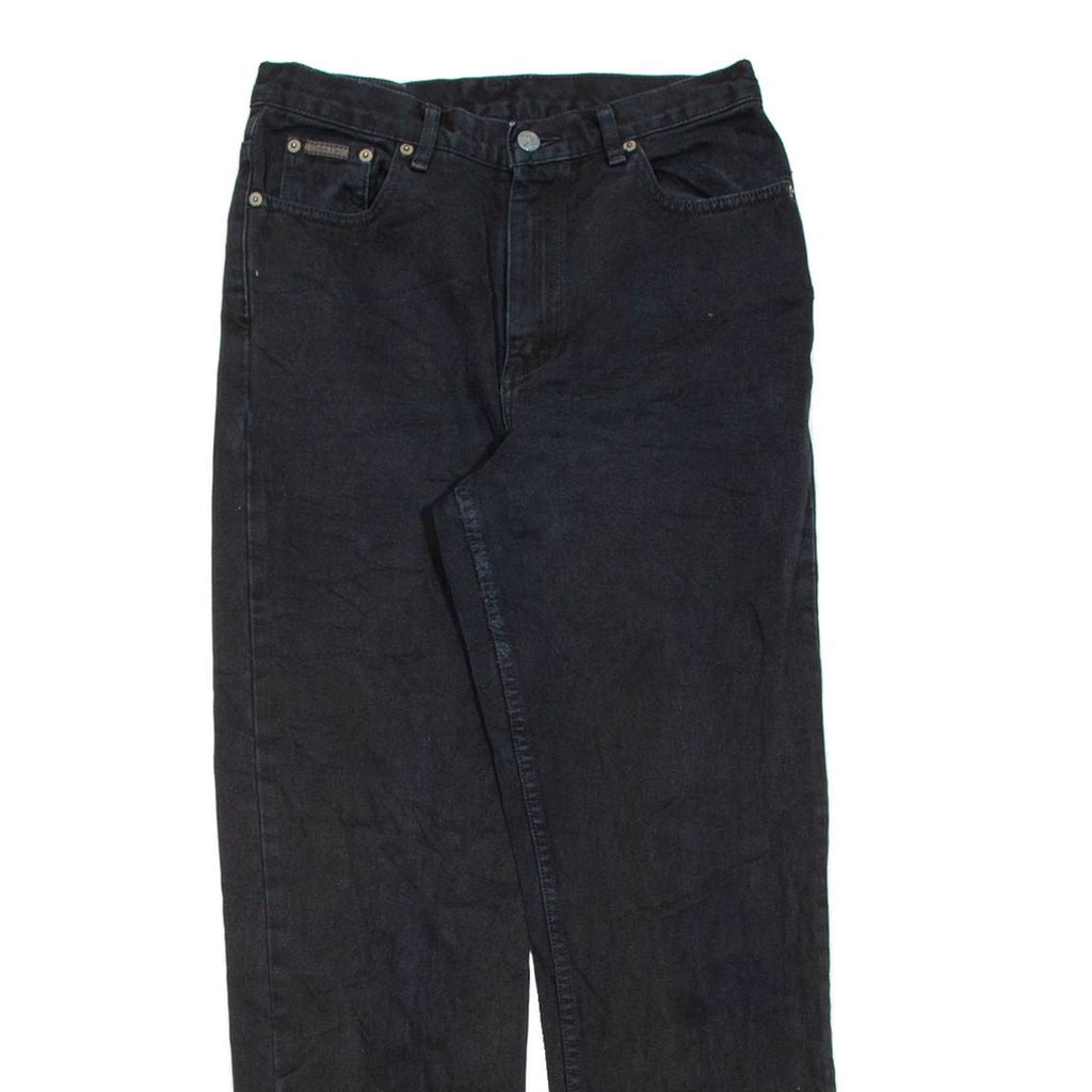 CALVIN KLEIN JEANS Womens Jeans Black Regular Straight W29 L29
