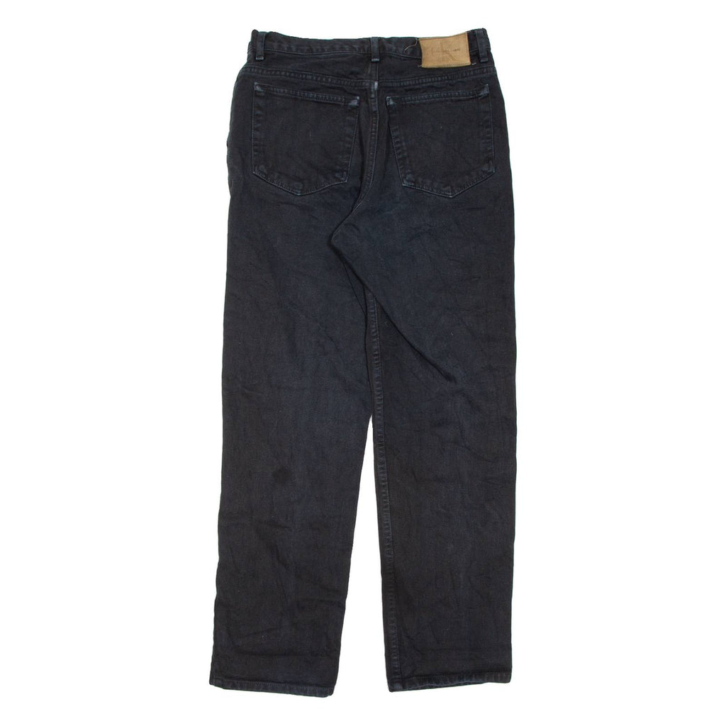 CALVIN KLEIN JEANS Womens Jeans Black Regular Straight W29 L29