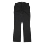 GUESS Womens Black Regular Fit Straight Denim Jeans W31 L33 Zip Cotton Blend