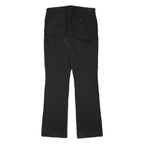 GUESS Womens Black Regular Fit Straight Denim Jeans W31 L33 Zip Cotton Blend