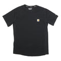 CARHARTT Mens Black & Yellow Pocket T-Shirt M Short Sleeve Crew Neck Workwear