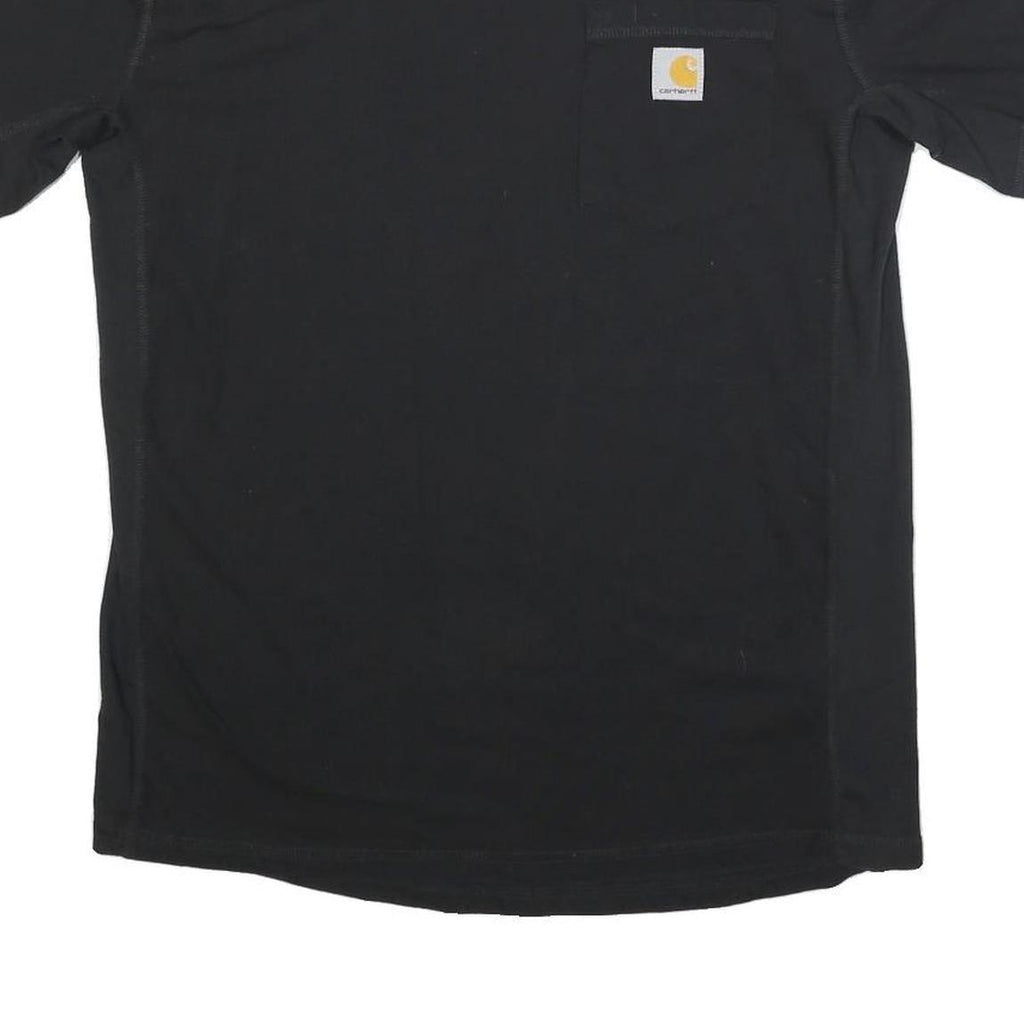 CARHARTT Mens Black & Yellow Pocket T-Shirt M Short Sleeve Crew Neck Workwear