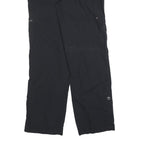 KHAKIS & CO Womens Cotton Blend Black Regular Fit Straight Leg Trousers W30 L32