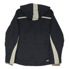 HELLY HANSEN Mens Navy & Cream Outdoor Jacket M Polyester Blend Zip Hooded