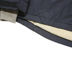 HELLY HANSEN Mens Navy & Cream Outdoor Jacket M Polyester Blend Zip Hooded